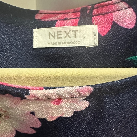 NEXT DIRECT • Kids Floral Jumpsuit - Pink and Navy - Picture 3 of 10